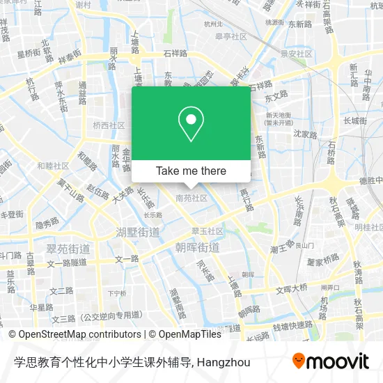 学思教育个性化中小学生课外辅导 map
