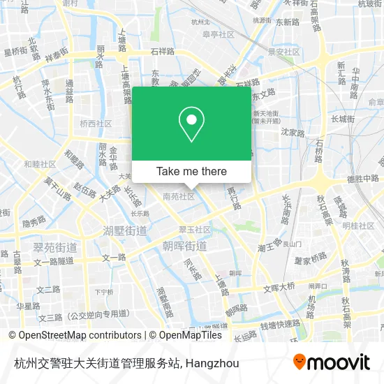 杭州交警驻大关街道管理服务站 map