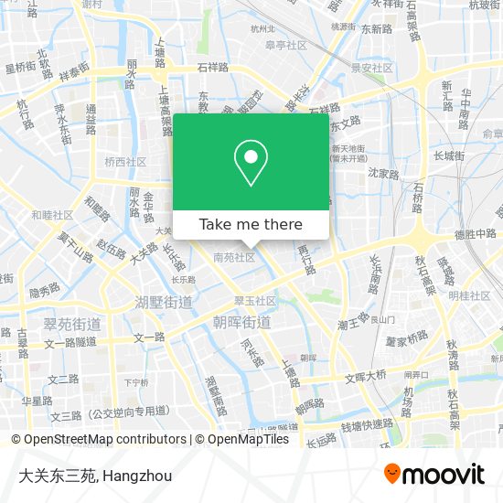 大关东三苑 map