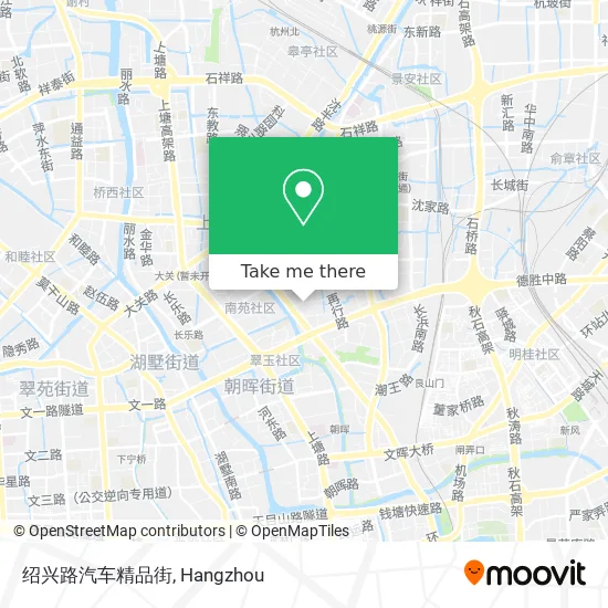 绍兴路汽车精品街 map