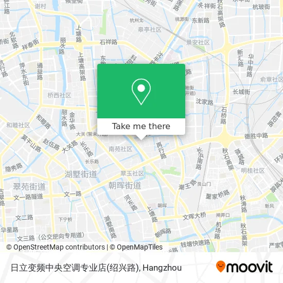 日立变频中央空调专业店(绍兴路) map