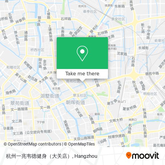 杭州一兆韦德健身（大关店） map