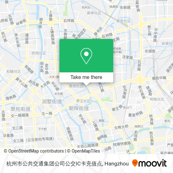 杭州市公共交通集团公司公交IC卡充值点 map
