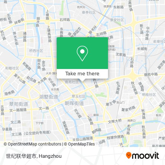世纪联华超市 map