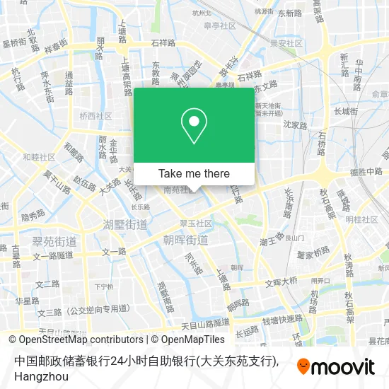 中国邮政储蓄银行24小时自助银行(大关东苑支行) map