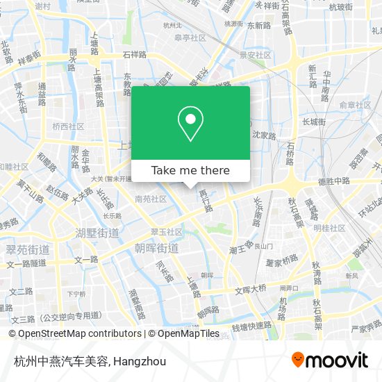 杭州中燕汽车美容 map