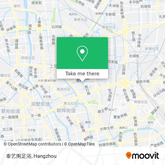 泰艺阁足浴 map
