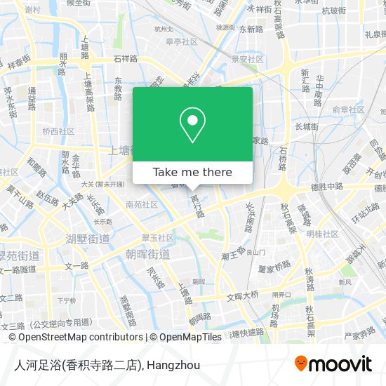 人河足浴(香积寺路二店) map