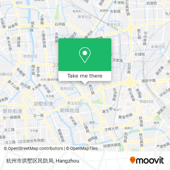 杭州市拱墅区民防局 map