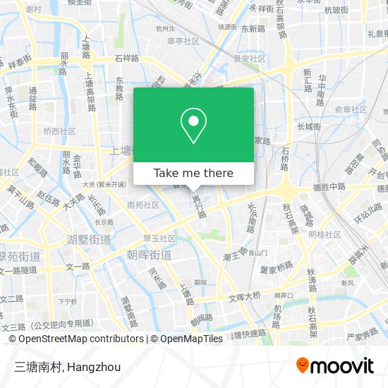 三塘南村 map