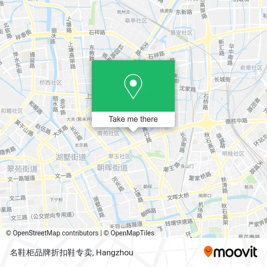 名鞋柜品牌折扣鞋专卖 map