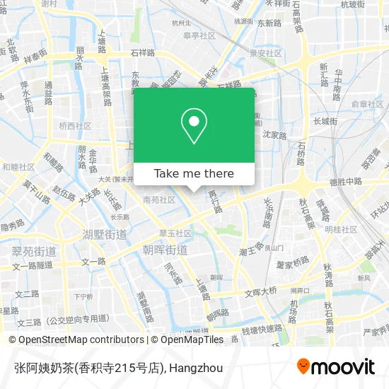 张阿姨奶茶(香积寺215号店) map
