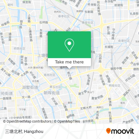 三塘北村 map