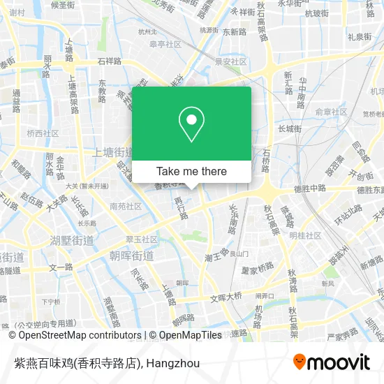 紫燕百味鸡(香积寺路店) map