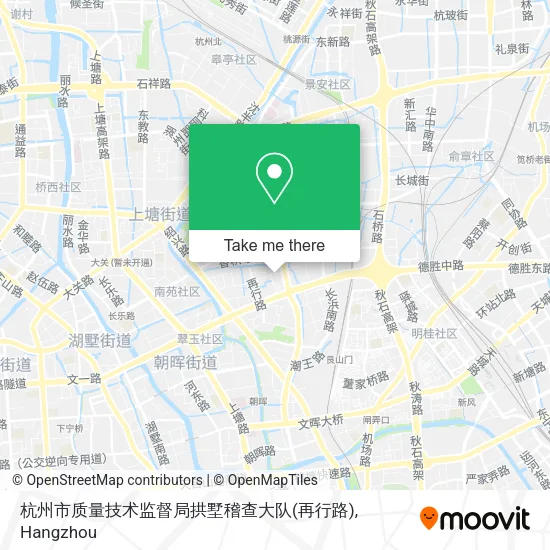 杭州市质量技术监督局拱墅稽查大队(再行路) map