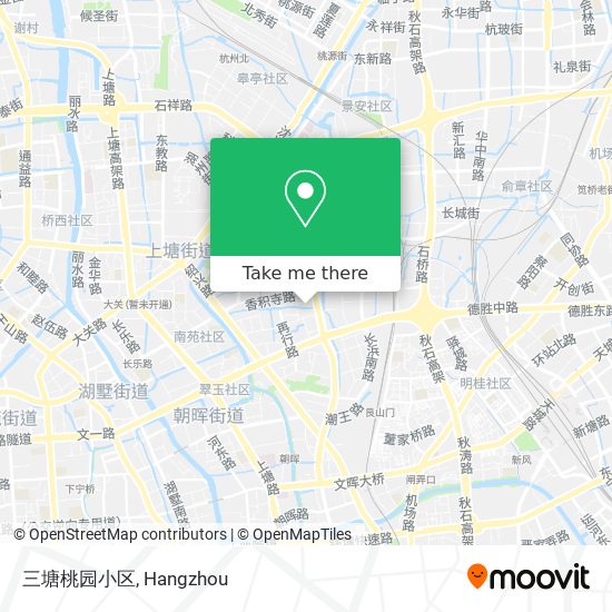 三塘桃园小区 map