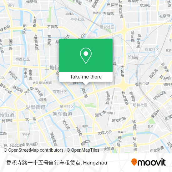 香积寺路一十五号自行车租赁点 map