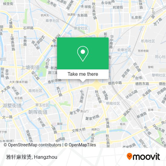雅轩麻辣烫 map