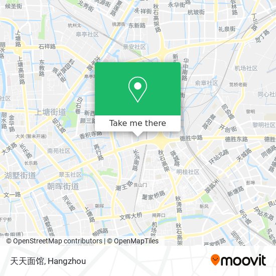 天天面馆 map
