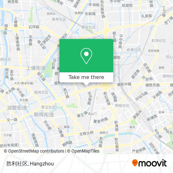 胜利社区 map
