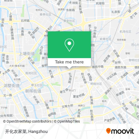 开化农家菜 map