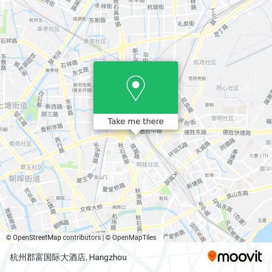 杭州郡富国际大酒店 map