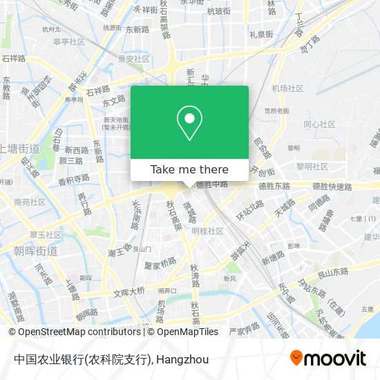 中国农业银行(农科院支行) map