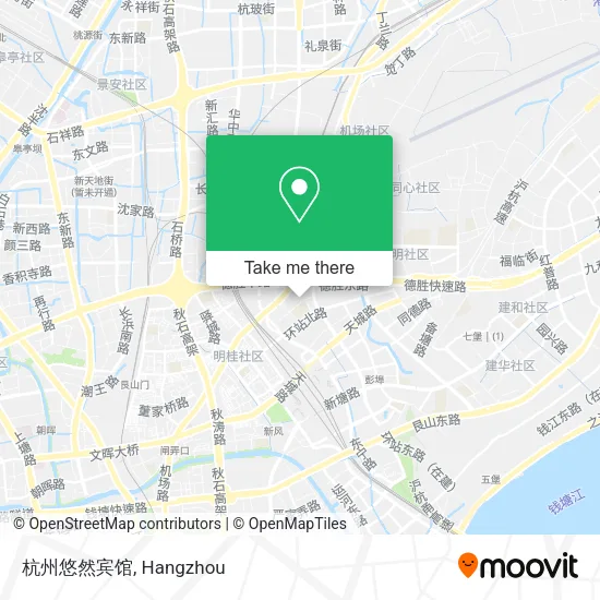 杭州悠然宾馆 map