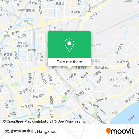 水墩村惠民家电 map