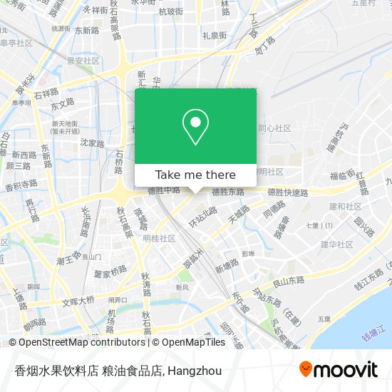 香烟水果饮料店 粮油食品店 map