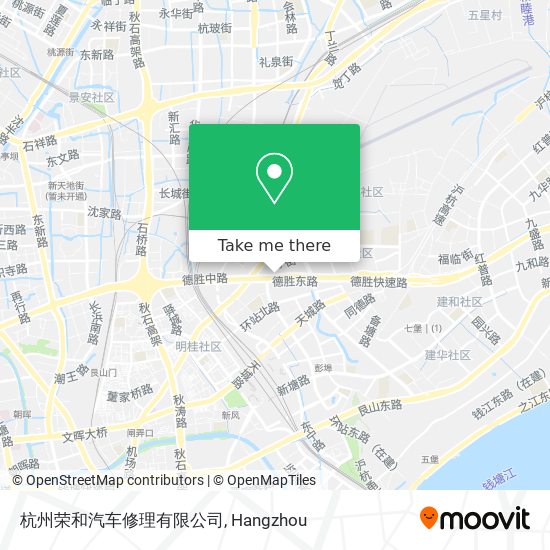 杭州荣和汽车修理有限公司 map