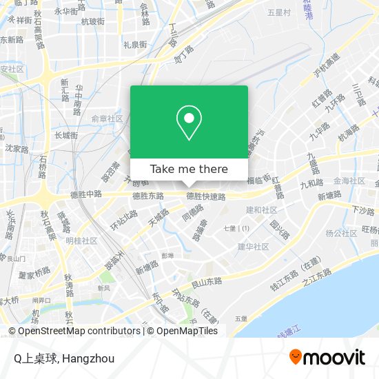Q上桌球 map