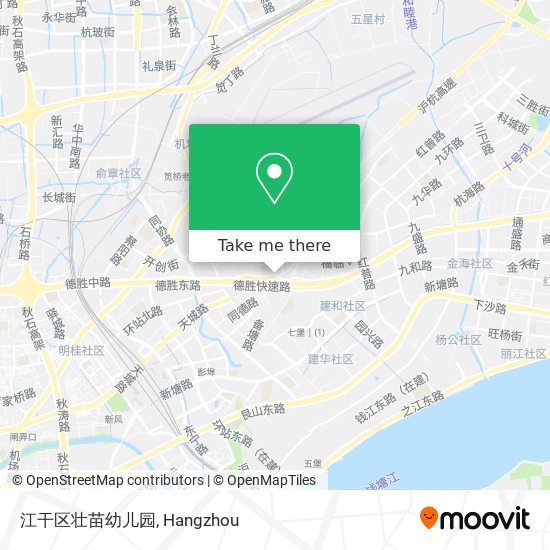 江干区壮苗幼儿园 map