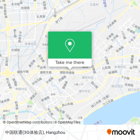 中国联通(3G体验店) map