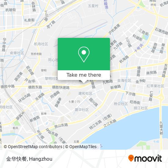 金华快餐 map