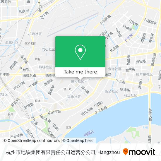 杭州市地铁集团有限责任公司运营分公司 map