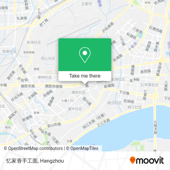 忆家香手工面 map