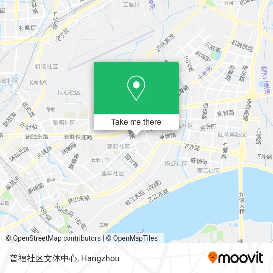 普福社区文体中心 map