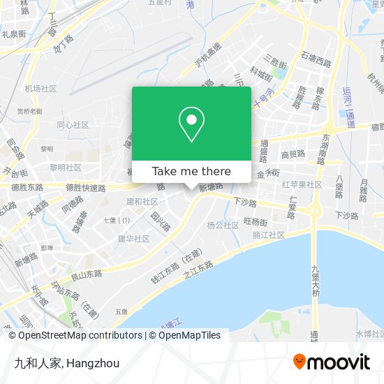 九和人家 map