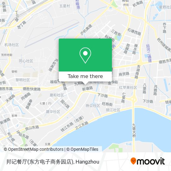 邦记餐厅(东方电子商务园店) map