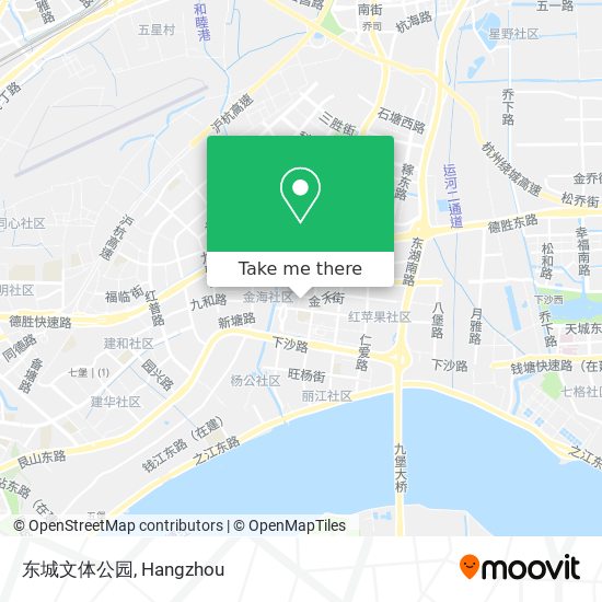 东城文体公园 map