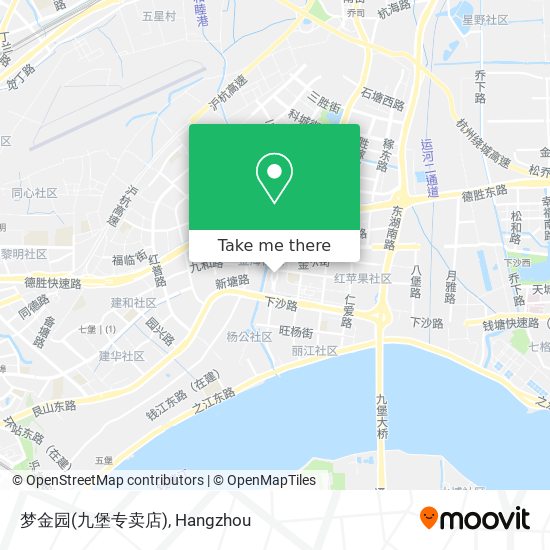 梦金园(九堡专卖店) map