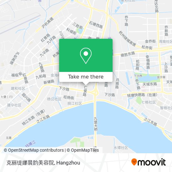 克丽缇娜晨韵美容院 map