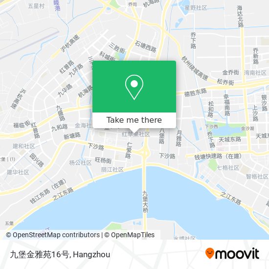 九堡金雅苑16号 map