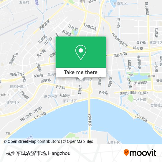 杭州东城农贸市场 map