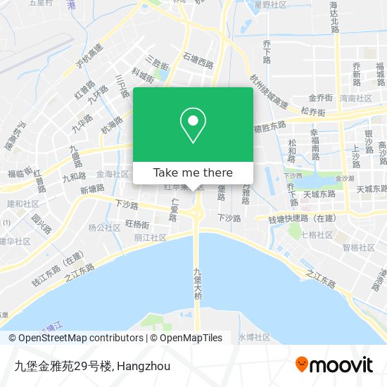 九堡金雅苑29号楼 map