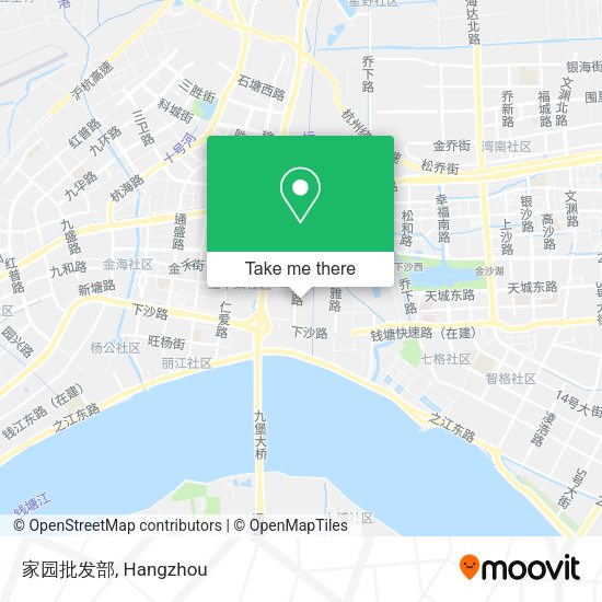 家园批发部 map