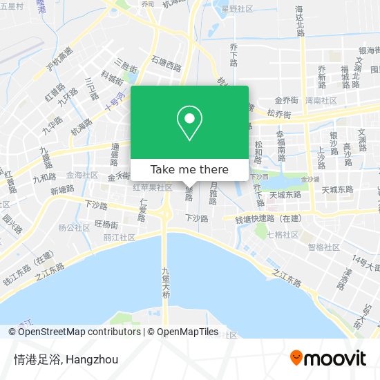 情港足浴 map