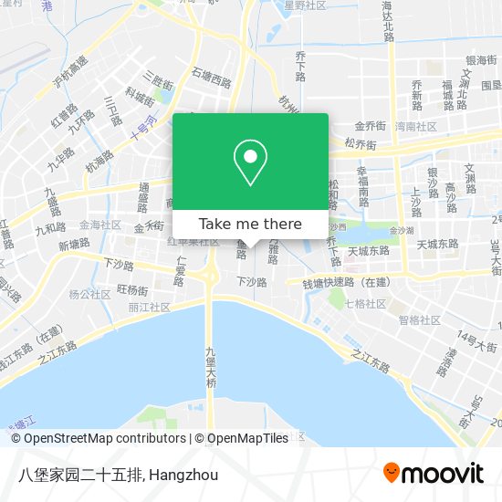 八堡家园二十五排 map