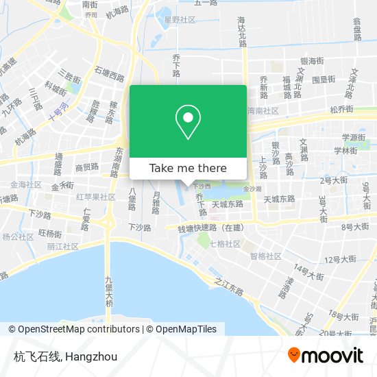 杭飞石线 map